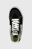 Дитячі кеди Vans UY SK8 Hi Tapered VR3 HPPY DKPRP колір зелений
