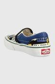 Дитячі кеди Vans Classic Slip On VR3 HPPY DKPRP колір блакитний