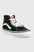 Дитячі кеди Vans UY SK8 Hi BLACK/TRUE WHIT колір чорний Дитячі кеди Vans UY SK8 Hi BLACK/TRUE WHIT колір чорний