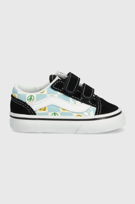 Дитячі кеди Vans TD Old Skool V MELT BLKML колір барвистий