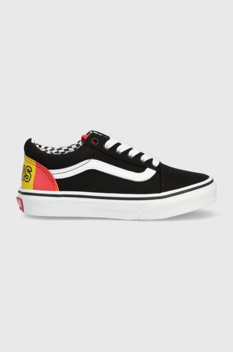 Дитячі кеди Vans UY Old Skool GRDT BLKML колір чорний