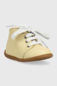 Дитячі шкіряні туфлі Pom D'api колір жовтий (3008924) Дитячі шкіряні туфлі Pom D'api колір жовтий (3008924)