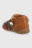 Дитячі шкіряні сандалі Pom D'api колір коричневий (3251029) Дитячі шкіряні сандалі Pom D'api колір коричневий (3251029)