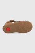 Дитячі шкіряні сандалі Pom D'api колір коричневий (3251029) Дитячі шкіряні сандалі Pom D'api колір коричневий (3251029)