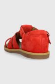 Дитячі замшеві сандалі Pom D'api колір червоний (2988407) Дитячі замшеві сандалі Pom D'api колір червоний (2988407)