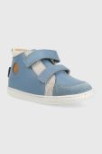 Дитячі шкіряні туфлі Shoo Pom колір блакитний (3064689)