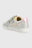 Дитячі шкіряні кросівки Shoo Pom колір срібний (3058125)