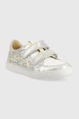 Дитячі шкіряні кросівки Shoo Pom колір срібний (3058133) Дитячі шкіряні кросівки Shoo Pom колір срібний (3058133)