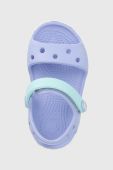 Дитячі сандалі Crocs колір фіолетовий Дитячі сандалі Crocs колір фіолетовий
