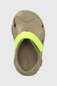 Дитячі сандалі Crocs ALL TERRAIN FISHERMAN SANDAL колір зелений Дитячі сандалі Crocs ALL TERRAIN FISHERMAN SANDAL колір зелений