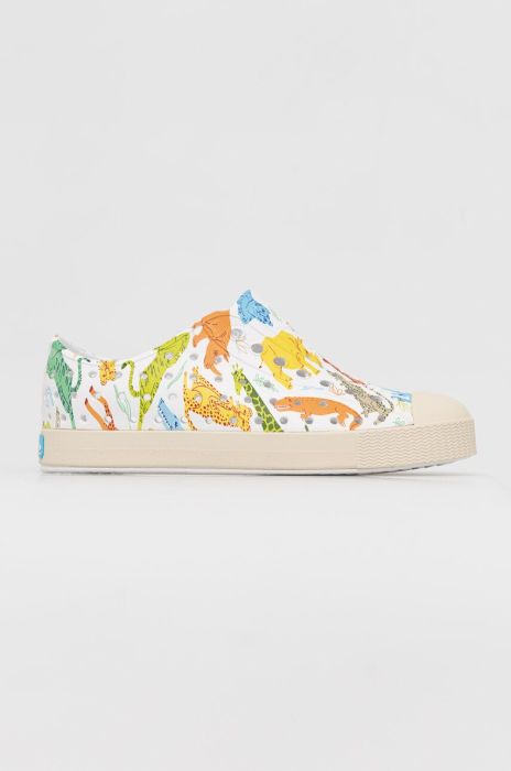 Дитячі кеди Native JEFFERSON SUGARLITE PRIN колір білий Дитячі кеди Native JEFFERSON SUGARLITE PRIN колір білий