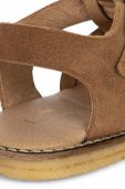 Дитячі замшеві сандалі Konges Sl?jd колір бежевий Дитячі замшеві сандалі Konges Sl?jd колір бежевий
