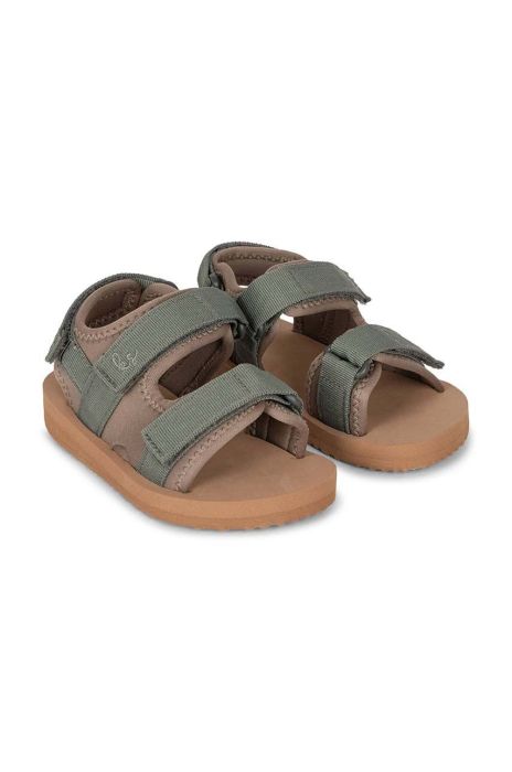 Дитячі сандалі Konges Sl?jd колір сірий (3176471) Дитячі сандалі Konges Sl?jd колір сірий (3176471)