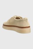 Замшеві туфлі Gant Kinzoon чоловічі колір бежевий