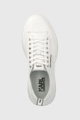 Шкіряні кеди Karl Lagerfeld KL22921 Lunar колір білий Шкіряні кеди Karl Lagerfeld KL22921 Lunar колір білий