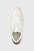 Шкіряні кросівки Tommy Hilfiger FM0FM04358 ELEVATED CUPSOLE LEATHER MIX колір білий