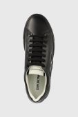 Шкіряні кросівки Emporio Armani X4X598 XN633 K001 колір чорний X4X598 XN633 K001
