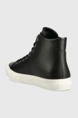 Шкіряні кросівки Tommy Hilfiger TH HI VULC STREET LEATHER колір чорний FM0FM04739