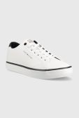 Шкіряні кеди Tommy Hilfiger TH HI VULC CORE LOW LEATHER колір білий FM0FM04731