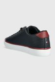 Шкіряні кеди Tommy Hilfiger TH HI VULC CORE LOW LEATHER колір синій FM0FM04731 Шкіряні кеди Tommy Hilfiger TH HI VULC CORE LOW LEATHER колір синій FM0FM04731