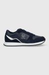 Шкіряні кросівки Tommy Hilfiger RUNNER EVO LEATHER колір синій FM0FM04479 Шкіряні кросівки Tommy Hilfiger RUNNER EVO LEATHER колір синій FM0FM04479