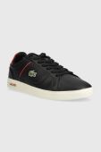 Шкіряні кросівки Lacoste EUROPA PRO колір чорний 44SMA0012 Шкіряні кросівки Lacoste EUROPA PRO колір чорний 44SMA0012