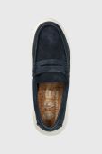 Замшеві мокасини Tommy Hilfiger TOMMY HILFIGER HYBRID LOAFER чоловічі колір синій FM0FM04440 Замшеві мокасини Tommy Hilfiger TOMMY HILFIGER HYBRID LOAFER чоловічі колір синій FM0FM04440