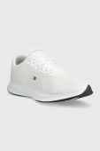 Кросівки Tommy Hilfiger LIGHTWEIGHT RUNNER KNIT FLAG колір білий FM0FM04563 Кросівки Tommy Hilfiger LIGHTWEIGHT RUNNER KNIT FLAG колір білий FM0FM04563