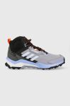 Черевики adidas TERREX AX4 Mid GTX чоловічі колір блакитний Черевики adidas TERREX AX4 Mid GTX чоловічі колір блакитний