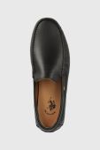 Шкіряні мокасини U.S. Polo Assn. RIVER чоловічі колір чорний RIVER002M (3126012) Шкіряні мокасини U.S. Polo Assn. RIVER чоловічі колір чорний RIVER002M (3126012)