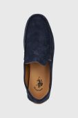 Замшеві мокасини U.S. Polo Assn. RIVER чоловічі колір синій (3130278)