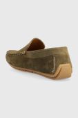 Замшеві мокасини U.S. Polo Assn. RIVER чоловічі колір зелений