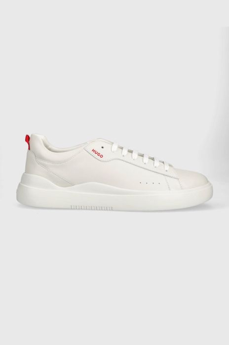 Шкіряні кросівки HUGO Blake колір білий 50493161