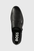 Шкіряні туфлі BOSS Colby чоловічі колір чорний 50492956 Шкіряні туфлі BOSS Colby чоловічі колір чорний 50492956