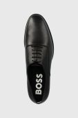 Шкіряні туфлі BOSS Colby чоловічі колір чорний 50492957 Шкіряні туфлі BOSS Colby чоловічі колір чорний 50492957
