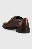 Шкіряні туфлі Joop! Kleitos чоловічі колір коричневий 4140004171
