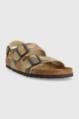 Сандалі Birkenstock Milano Sfb чоловічі колір бежевий 1024970 Сандалі Birkenstock Milano Sfb чоловічі колір бежевий 1024970