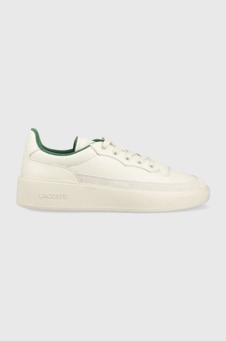 Шкіряні кросівки Lacoste G80 Club Leather Tonal Trainers колір бежевий 45SMA0028