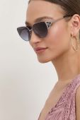 Сонцезахисні окуляри Guess жіночі колір сірий Сонцезахисні окуляри Guess жіночі колір сірий