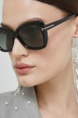 Сонцезахисні окуляри Tom Ford жіночі колір чорний (3170582)