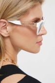 Сонцезахисні окуляри Guess жіночі колір білий Сонцезахисні окуляри Guess жіночі колір білий