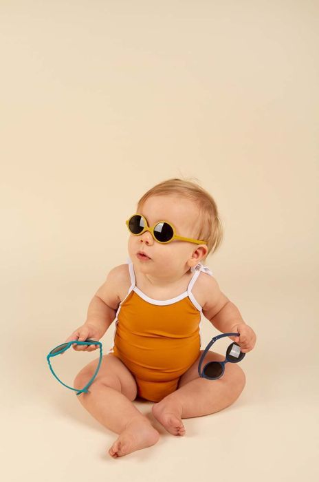 Дитячі сонцезахисні окуляри Ki ET LA Diabola колір жовтий Дитячі сонцезахисні окуляри Ki ET LA Diabola колір жовтий