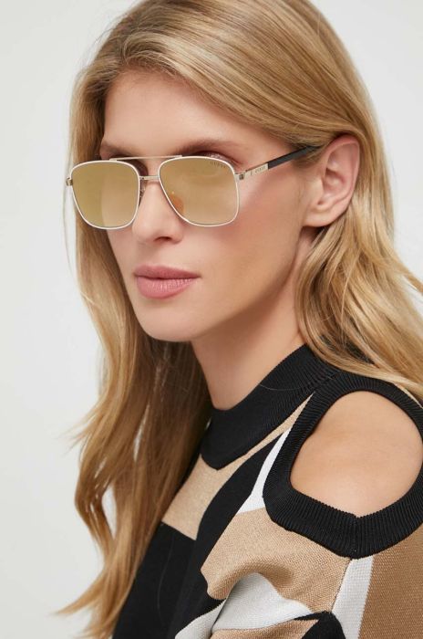 Сонцезахисні окуляри Guess колір золотий (3439951) Сонцезахисні окуляри Guess колір золотий (3439951)