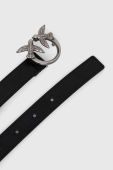 Шкіряний ремінь Pinko жіночий колір чорний (2914838)