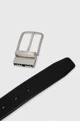 Шкіряний ремінь BOSS чоловічий колір чорний (3205017)