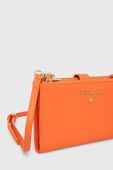 Шкіряний гаманець Patrizia Pepe жіночий колір помаранчевий (3380121)