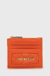 Чохол на банківські карти Love Moschino колір помаранчевий