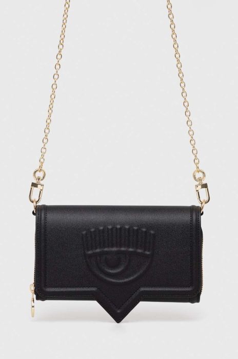 Гаманець Chiara Ferragni жіночий колір чорний (3191363)