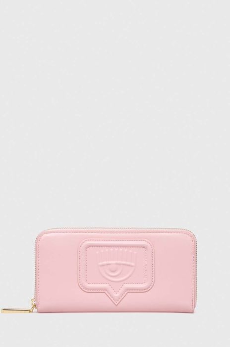 Гаманець Chiara Ferragni жіночий колір рожевий (3191367)