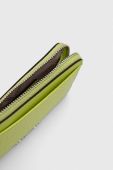 Шкіряний гаманець MICHAEL Michael Kors жіночий колір зелений (3205018)